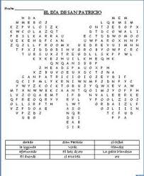 See more ideas about bible coloring pages, bible coloring, coloring pages. Spanish St Patrick S Day Activities Vocab Word Search Coloring Page Etc