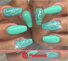 It is one of the best nail designs if you want to give so today, for that reason, we offer you to check out some pics of 23 teal nail designs. 30 Most Beautiful Mint Green Nails Designs Fresh Colors For Sociable Women Nail Designs Summer Acrylic Coffin Nails Designs Teal Nails Clara Beauty My