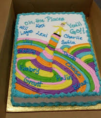 Oh The Places You Ll Go On A Half Sheet Cake Kindergarten Graduation Party Preschool Graduation Party Kinder Graduation