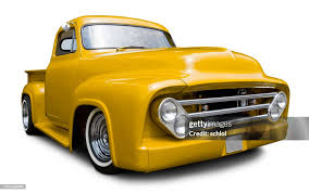 Image result for Diamond Yellow 1950 Truck