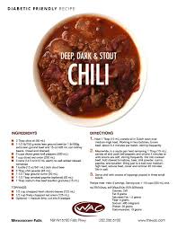 Diabetic Friendly Recipe Chili Recipes Chili Ingredients Diabetic Friendly