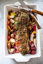 Feasting At Home Herb Crusted Leg Of Lamb With Mint Gremolata Mat Maltider
