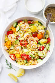 The barefoot contessa is here to help. Lemon Dill Shrimp Orzo Salad Gluten Free One Lovely Life