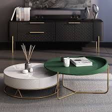 You get four backless stools with it (doubling effortlessly as. Runder Couchtisch Mit Drehbaren Schubladen Aus Holz In Weiss Und Grun In 2021 Round Nesting Coffee Tables Nesting Coffee Tables Modern Coffee Table Decor