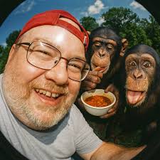 Big Ern shares homemade chili at primate reserve