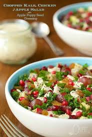 Chopped Kale Chicken And Apple Salad Recipe Apple Salad Salad Kale