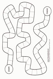 They are purposely simple so that you can adjust them to your needs. A Blank Board Game Template For Students Making Their Own Games Math Board Games Board Game Template Board Games Diy