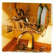 Pin By James Perry On House Small Space Kitchen Dish Racks Dish Rack Drying But my apartment doesn't have a dishwasher so i'm usually just stacking the dishes on the counter to dry. dish racks