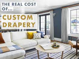 Drapes and curtains will add class to your windows. Design Myth Busters The Real Cost Of Custom Drapery Emily Henderson