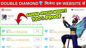 Bagaimana cara top up diamond free fire paling mudah? Top Up And Get Double Diamond Bonus Garena Official Website Must Watch Youtube