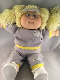 Vintage Cabbage Patch Doll 1980s Xavier Roberts Signed Blonde Hair Blue Eyed Collector Vintage Cabbage Patch Dolls Cabbage Patch Dolls Cabbage Patch Kids Dolls