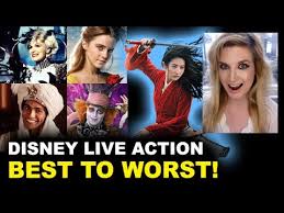 The lion king has hit $1bn, but does it top this list? Disney Live Action Movies Ranked Youtube