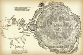 Mexico вђ historia y mapas. Hermosos Mapas Antiguos De La Ciudad De Mexico
