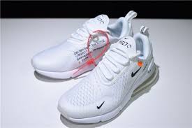 Mens And Wmns Off White X Nike Air Max 270 Triple White Running Shoes For Sale Nike Air Max Nike Air Air Max 270