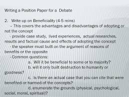 Mun position paper is a key part of getting ready for a mun conference. Writing A Position Paper For A Debate Ppt Download