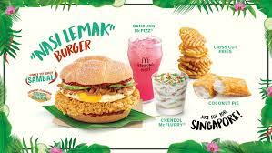 The nasi lemak burger we didn't have high expectations for the burger; Mcdonald S For Singapore As Singaporean As Nasi Lemak And Ns Men Ddb Asia Singapore