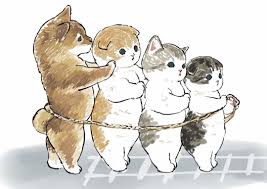Toleen | Cat art illustration, Cat illustration, Cute animal drawings