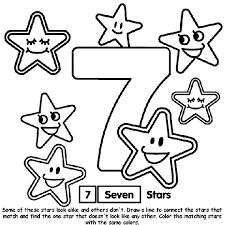 Each printable highlights a word that starts. Number 7 Coloring Page Crayola Com