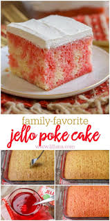 Jello Poke Cake Recipe Works With Any Flavor Of Jello Video Lil Luna Recipe In 2020 Poke Cake Recipes Jello Cake Recipes Desserts