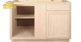 Blind base & wall cabinet specifications: Saco Unfinished Blind Corner Cabinet 48 Inch X 30 Inch Saco Collection Unfinished Kitchen Base Cabinets The Home Improvement Outlet