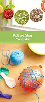 Diy Yarn Balls Easy Yarn Crafts Yarn Ball Diy Crafts For Adults