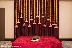 Haldi Ceremony Stage Decor Original Ganpati Decoration Design Desi Wedding Decor Simple Stage Decorations