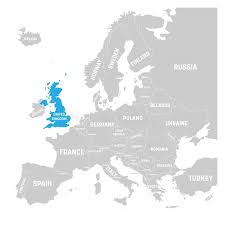 Ver más ideas sobre europa, mapa historico, mapas. Reino Unido Reino Unido De Gran Bretana E Irlanda Del Norte Marcado Por El Azul En El Mapa Politico Gris De Europa Vector Ilustracion Del Vector Ilustracion De Pista Texto 104545127