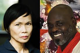 Le Prix Littérature-Monde sacre Anna Moï et Abdelaziz Baraka Sakin