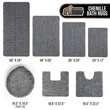 Bathroom floor linen makes your living space cozy and adds texture to your home decor. Gorilla Grip Original Luxury Chenille Bathroom Rug Mat 30x20 Extra Soft And Absorbent Shaggy Rugs Machine Washable Farmhouse Goals