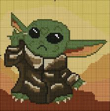 Baby Yoda Crochet C2c Graph Blanket Crochet Crafts Crochet Crochet Stitches