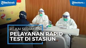 Pt Kai Sediakan Pelayanan Rapid Test Covid 19 Di Stasiun Pasar Senen Biayanya Rp85 Ribu Youtube