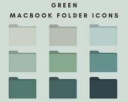 Green Macbook Folder Icons Instant Download Etsy In 2022 Folder Icon Desktop Icons Mac Desktop