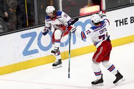 The rookie sensation flips a puck and his stick into the air, then. Nhl Scores Panarin Records Hat Trick Red Wings End Skid