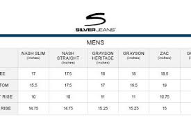 image result for rock and republic jeans size chart