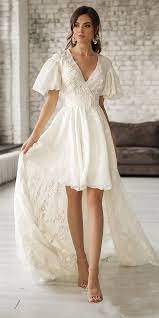 Trend Of The Year 21 High Low Wedding Dresses Wedding Dresses High Low Short Wedding Dress Wedding Dress Blog