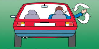 To stop vehicles coming from front. Rsa Driving Test On Twitter Do You Know What This Hand Signal Means Theorytest Https T Co V4xp4pwvfp