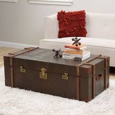 Vtg antique steamer trunk luggage. Metal Trunk Coffee Table Ideas On Foter