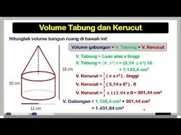 Belajar menghitung luas permukaan bangun ruang youtube from i.ytimg.com adapun cara menghitung volume bangun ruang gabungan tersebut yaitu: Cara Mudah Menghitung Volume Gabungan Tabung Dan Kerucut Youtube