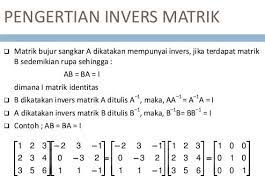 The calculator will find the determinant of the matrix (2x2, 3x3, 4x4 etc.) using the cofactor expansion, with steps shown. Invers Matriks 3x3 2x2 Pengertian Sifat Contoh Soal