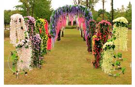 Add a touch of floral elegance to any space, without the need of daily maintenance. New High Quality 72cm 4 Colors Artificial Silk Flowers Wisteria Vine Rattan Wedding Violet Bean String Curd Decoration String Discount Decorative String Lights Bedroomstring Women Aliexpress