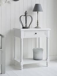 Small White Console Lamp Table For Hallway Or Living Room White Console Table Console Table Hall Console Table