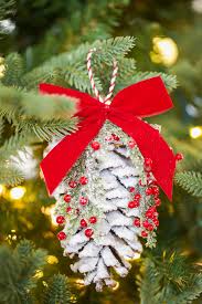 This one is fun and easy to do, especially if the family lives where pine cones are plentiful. Pine Cone Ornaments A Pumpkin And A Princess