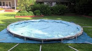 Intex Ultra Frame Swimming Pool Set Up From Intheswim Com Youtube Diy Swimming Pool Pool Installation Swimming Pools