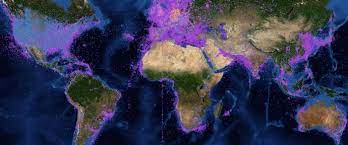 World Wide Web Map This World Wide Web Map Shows Every Device Connected To The Internet