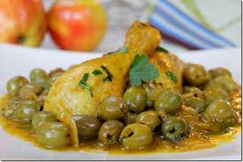 Poulet Aux Olives دجاج بالزيتون Les Joyaux De Sherazade Recette Poulet Aux Olives Recette Poulet Tajine Zitoune