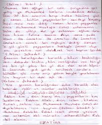 Resimli seyyidül i̇stiğfar duası arapça harflerle yazılışı Tortum Demirciler Koyu Tevbe Istigfar Duasi