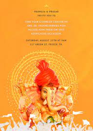 The one who chants lord ganesha mantras regularly gets blessed with power, wisdom, and success in no time. Immersion Ceremony Ganpati Invitation Card Invitation Cards Online Invitation Card