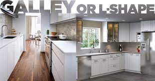 There are two ways that you can do to create a less claustrophobic feel for the galley kitchen. Galley Or L Shaped Kitchen Which One Should You Choose