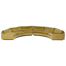 Manhattan comfort pearl semi circle outdoor sofa patio set. Large Semi Circle Sectional Sofa By Milo Baughman For Thayer Coggin At 1stdibs