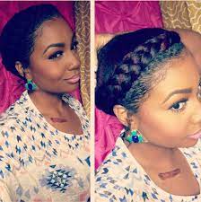 6 Hot Holiday And New Year S Eve Natural Hair Styles Hair Styles Goddess Braids Natural Hair Styles